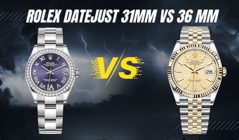 mid vs large rolex|Rolex just date 31.